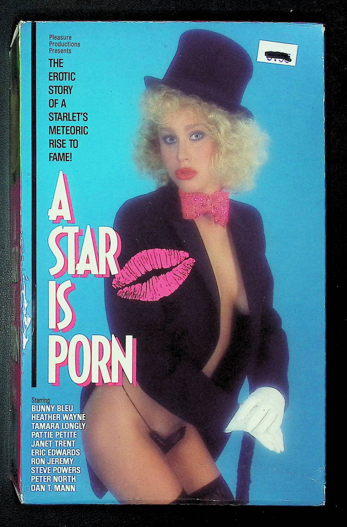 A Star Is Porn Pleasure Productions VHS 1989 Bunny Bleu Heather Wayne 060325DMVHS3