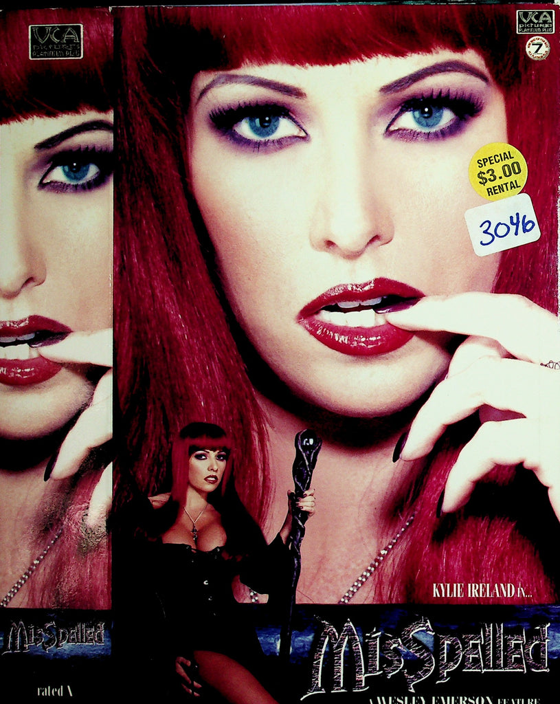 Misspelled with Kylie Ireland Chloe Alexandra Silk Adult VHS Wicked 060926NAVHS-13