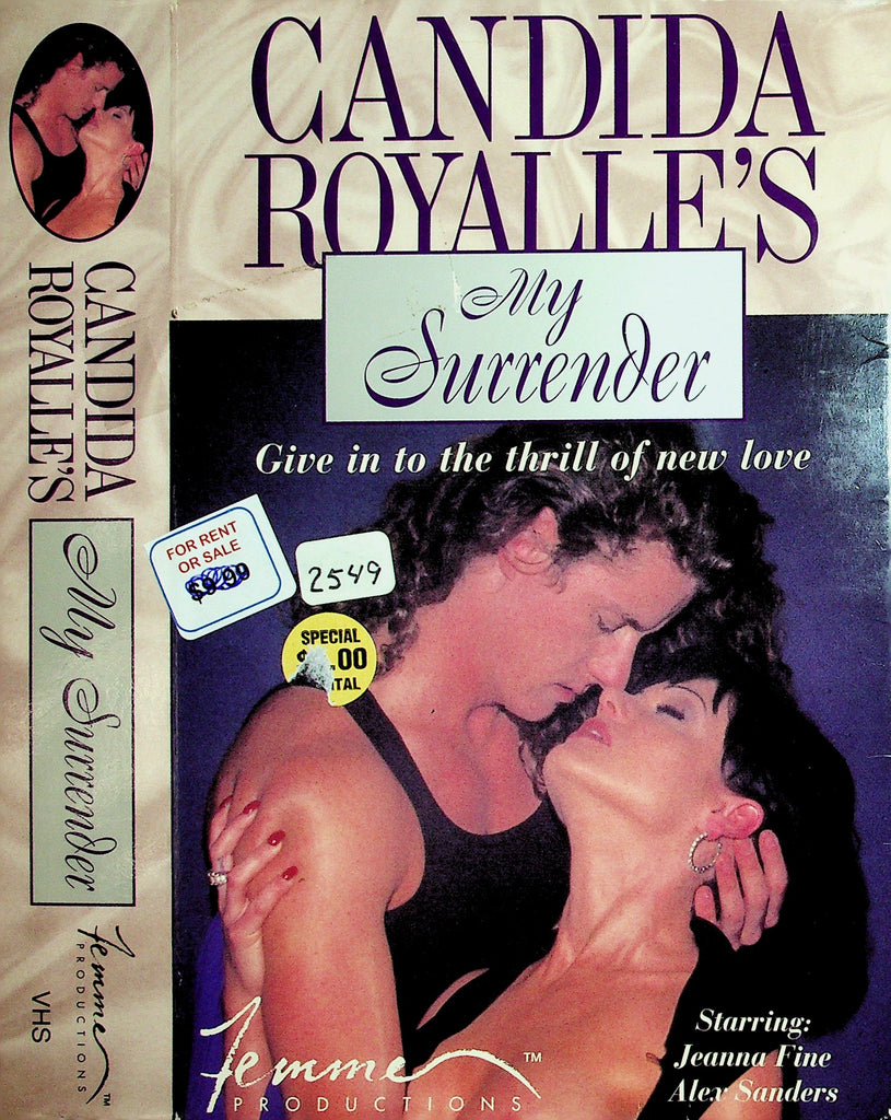 Candida Royalle's My Surrender with Jeanna Fine Alex Sanders Jill Kelly Adult VHS Femme 060926NAVHS-18