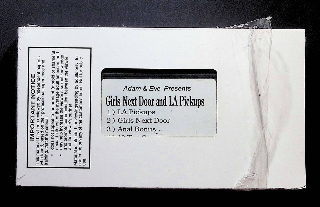 Girls Next Door And LA Pickups Adam & Eve Video VHS 121824DMVHS