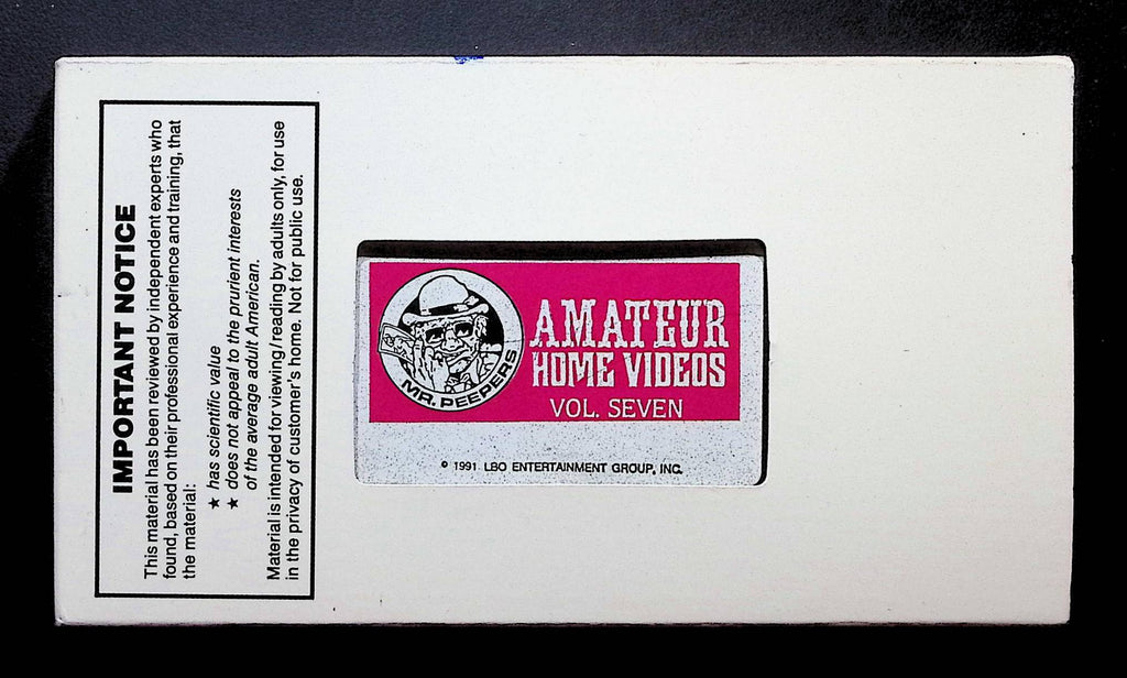 Amateur Home Videos Vol. 7 LBO VHS 1991 121824DMVHS