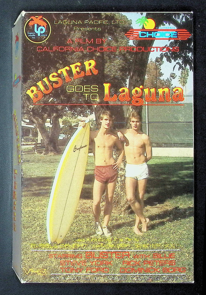 Buster Goes To Laguna Laguna Pacific Gay VHS Buster Steve York 021925DMVHS2