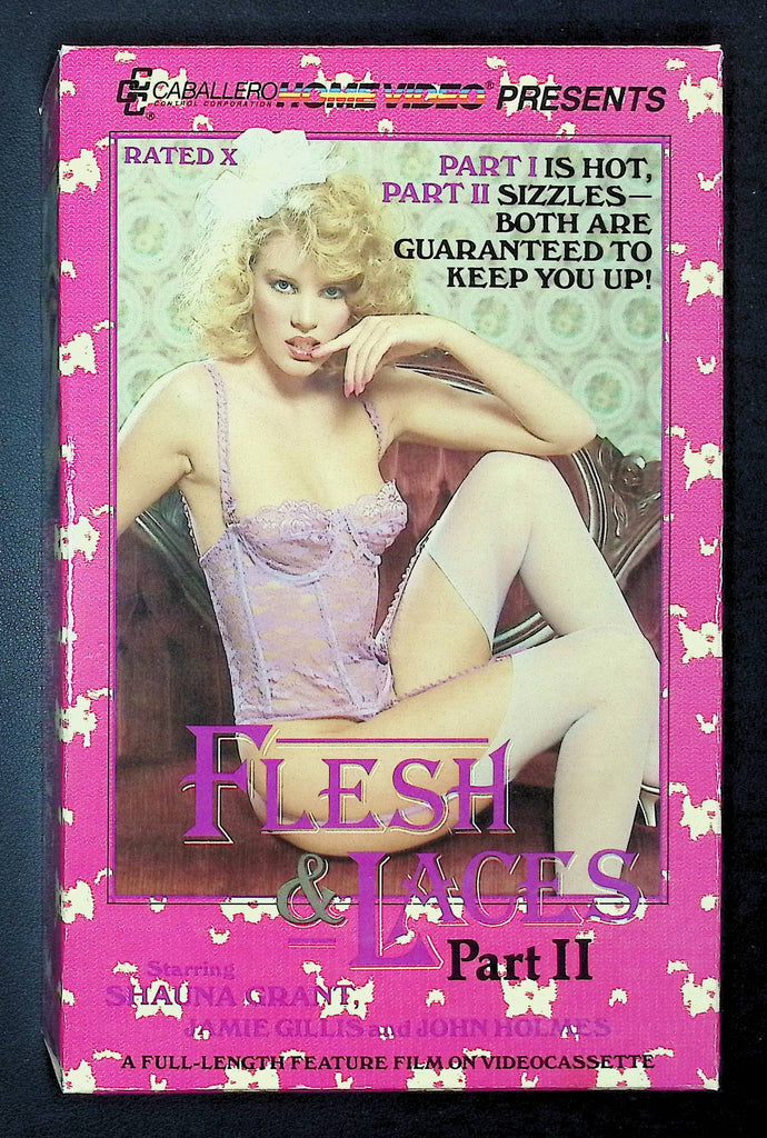 Flesh & Laces Part 2 Caballero VHS 1983 Shauna Grant Jamie Gillis 060425DMVHS2
