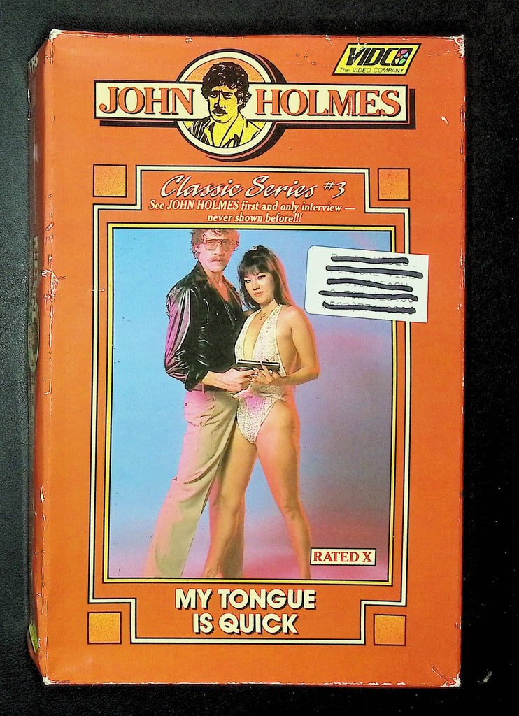 My Tongue Is Quick Vidco VHS 1995 John Holmes Susan Bosley 033025DMVHS