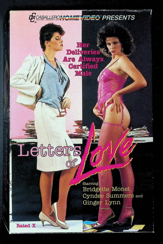 Letters Of Love Caballero VHS 1984 Bridgette Monet Ginger Lynn 060425DMVHS3