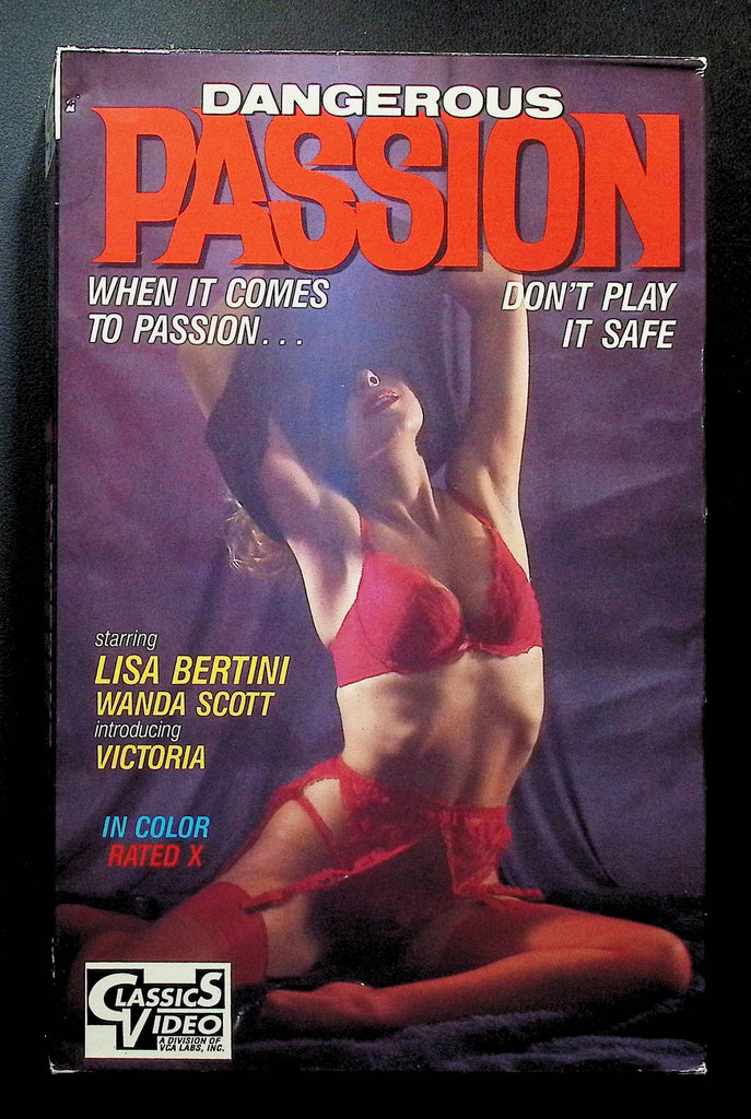 Dangerous Passion Classics Video VHS 1990 Liza Bertini Wanda Scott 061325DMVHS