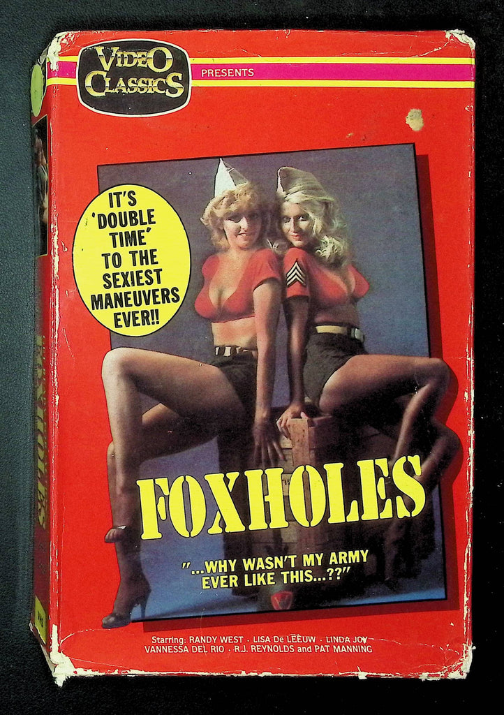 Foxholes Video Classics VHS 1982 Randy West Lisa Deleeuw 033125DMVHS