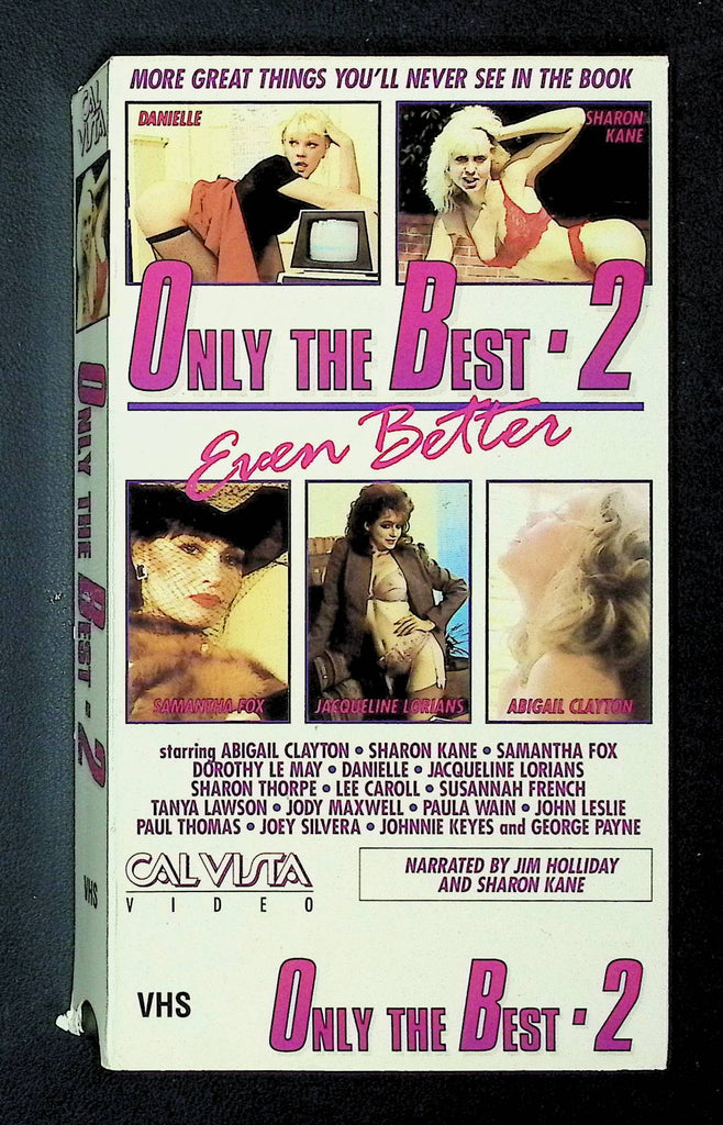 Only The Best 2 Cal Vista VHS 1990 Sharon Kane Sharon Thorpe 061325DMVHS2