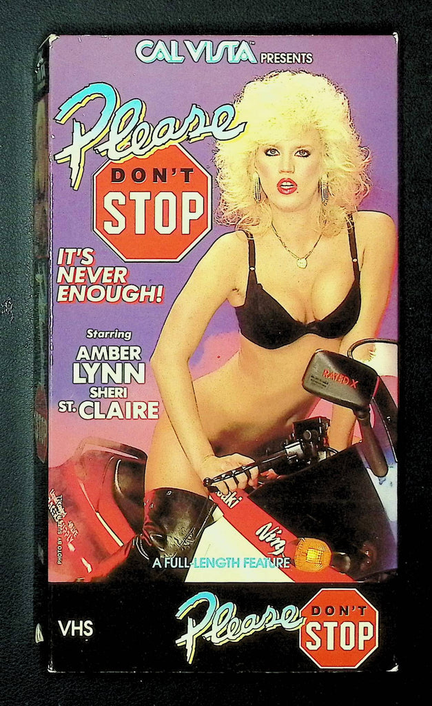 Please Don't Stop Cal Vista VHS Amber Lynn Sheri St. Claire 061325DMVHS2