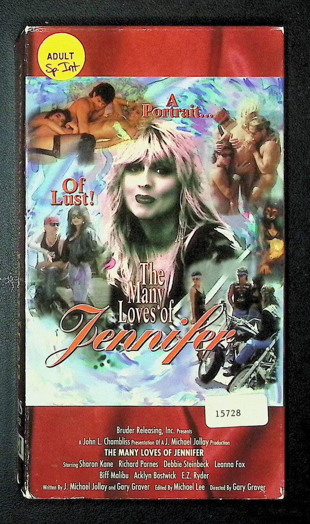 The Many Loves Of Jennifer VCII Home Entertainment VHS 1993 Sharon Kane Leanna Fox 061325DMVHS2