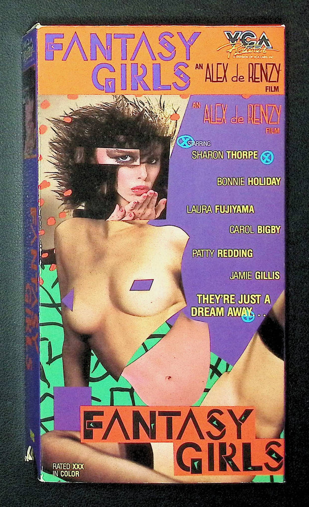 Fantasy Girls VCA VHS 1995 Sharon Thorpe Bonnie Holiday 061325DMVHS2