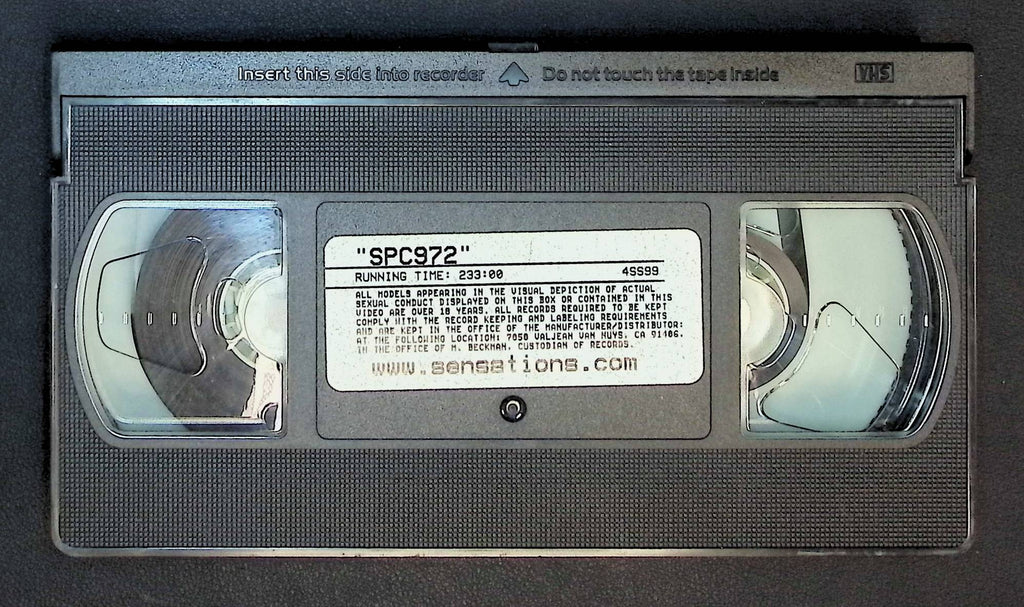 SPC972 Sensations VHS 122024DMDVD