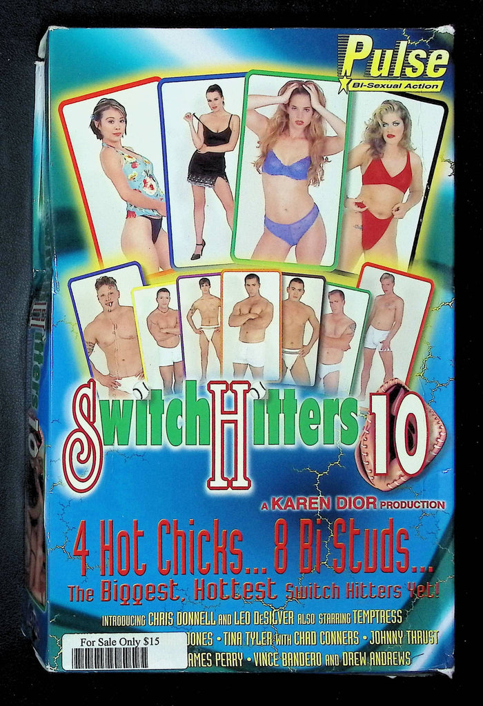 Switch Hitters 10 Pulse VHS 1999 Temptress Tina Tyler 033125DMVHS4