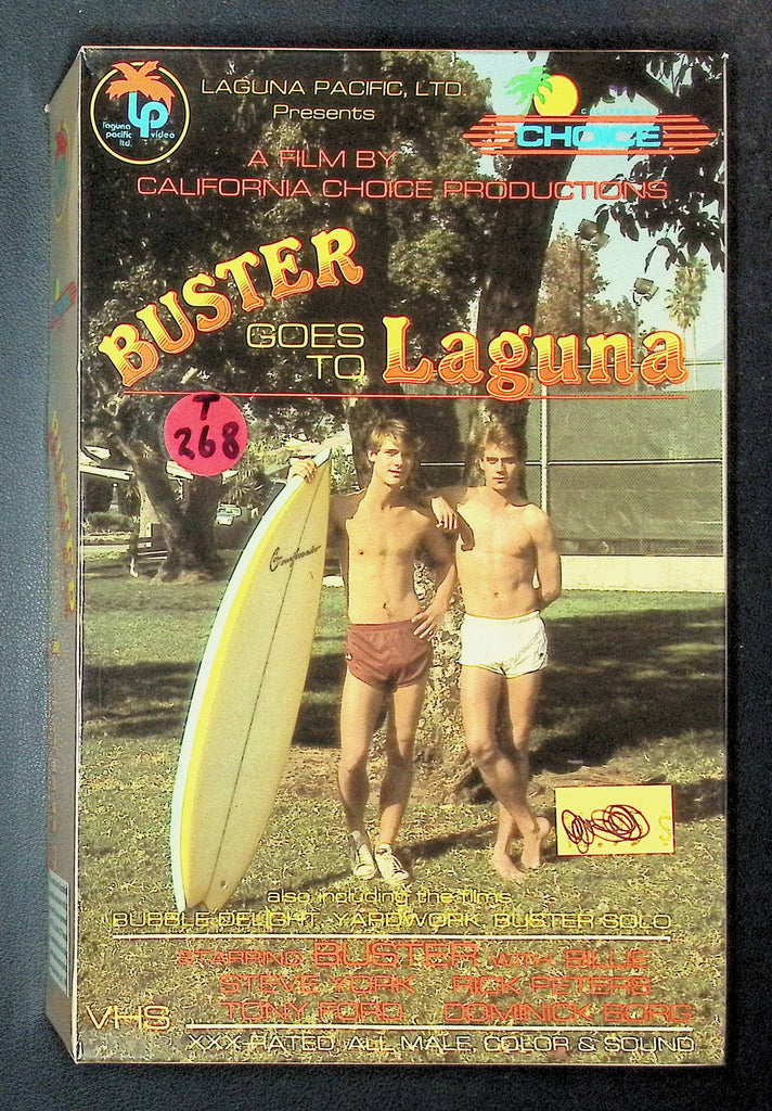 Buster Goes To Laguna Laguna Pacific Gay VHS 1995 Steve York Rick Peters 070725DMVHS