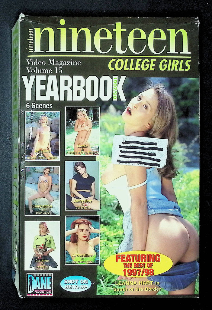 Nineteen Video Magazine Volume 15 Dane Productions VHS 1998 Katie Gold Candy Apple 040125DMVHS