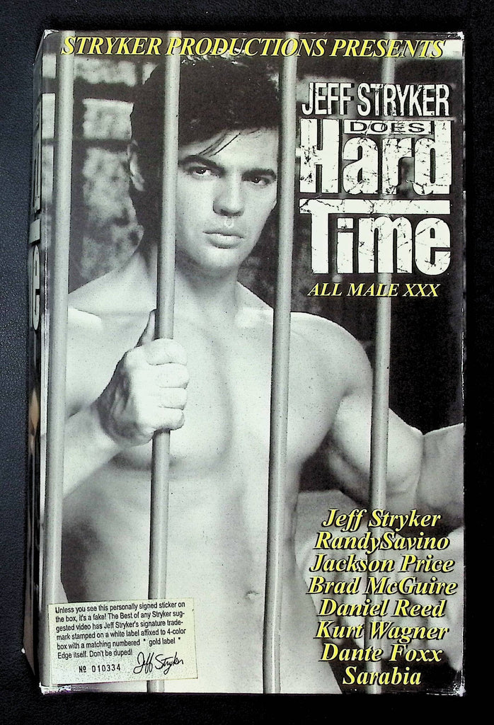 Hard Time Stryker Productions Gay VHS 2001 Jeff Stryker Randy Savino 043025DMVHS
