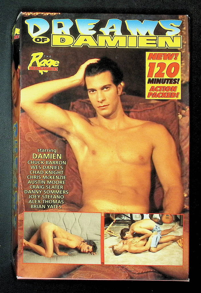 Dreams Of Damien The Rage Collection Gay VHS 1995 Chuck Barron Wes Daniels 043025DMVHS2