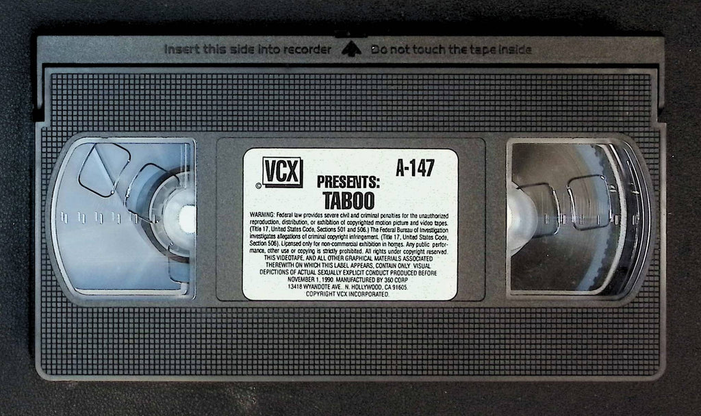 VCX Presents: Taboo VHS 1990 022525DMVHS3
