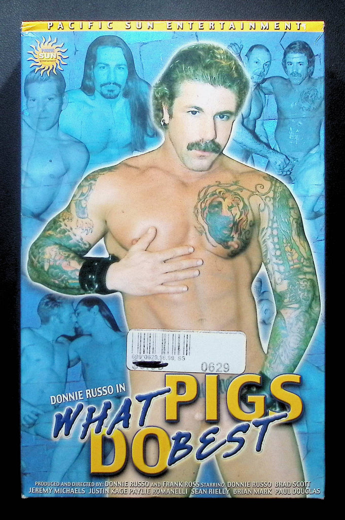 What Pigs Do Best Pacific Sun Gay VHS 2000 Donnie Russo Brad Scott 122424DMDVD2