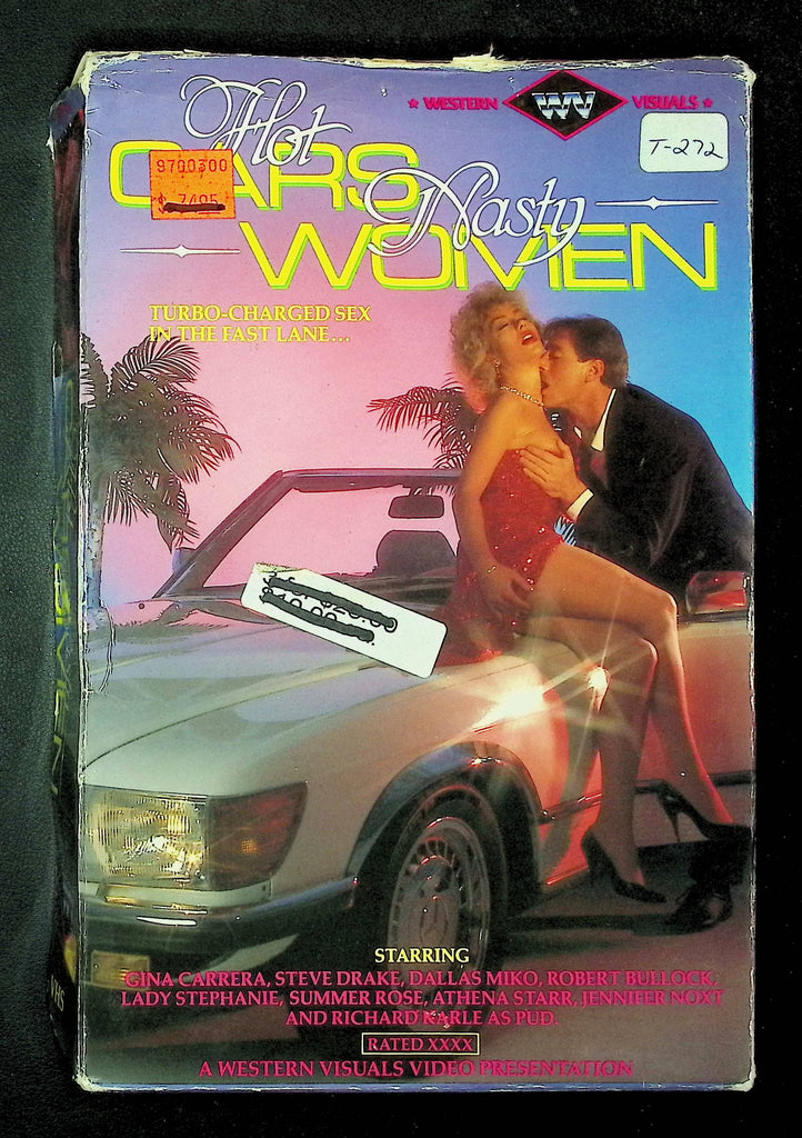 Hot Cars Nasty Women Western Visuals VHS 1986 Gina Carrera Dallas Miko 040425DMVHS