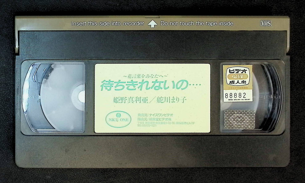 I Cant Wait Nice One Video VHS Maria Himeno 022625DMT