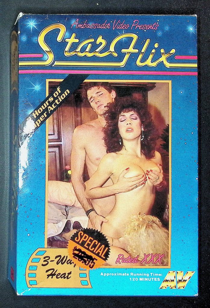 The Best Of The Stars In 3-Way Heat Star Flix VHS 1987 Kay Parker Mai Lin 040425DMVHS2