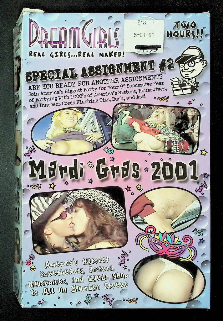 Mardi Gras 2001 Dream Girls VHS 2001 040425DMVHS2
