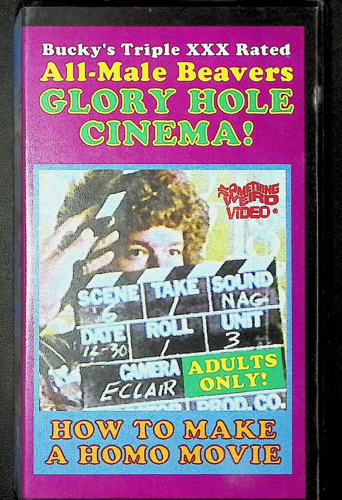 Bucky's Triple XXX All-Male Beavers Glory Hole Cinema Vol. 2 Something Weird Video Gay VHS 1997 Ken Gordon Peter Raw 050425DMVHS2