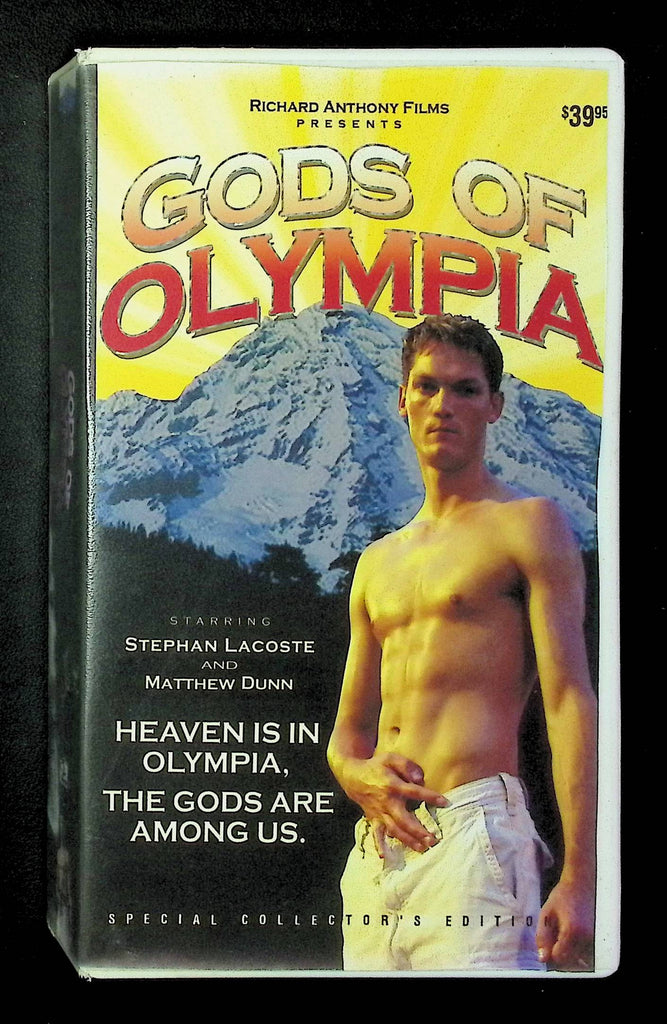 Gods Of Olympia Richard Anthony Films Gay VHS 2002 Stephan Lacoste Matthew Dunn 050425DMVHS2