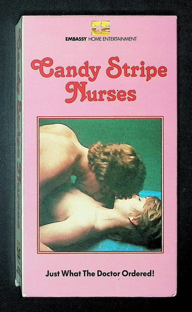 Candy Stripe Nurses Embassy Home Entertainment VHS 1974 Candice Rialson Kimberly Hyde 031225DMVHS