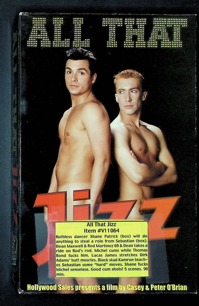 All That Jizz Hollywood Sales Gay VHS 1999 Dean Maxwell Rod Martinez 051225DMVHS2