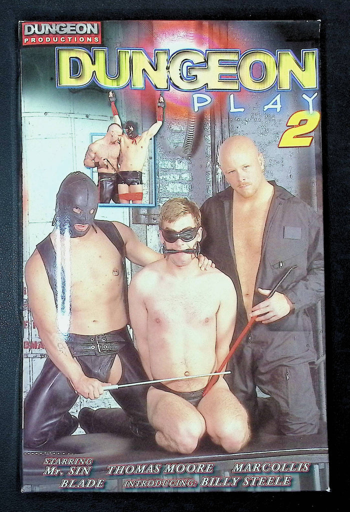 Dungeon Play 2 Dungeon Productions Gay VHS 2001 Thomas Moore Billy Steele 051225DMVHS2
