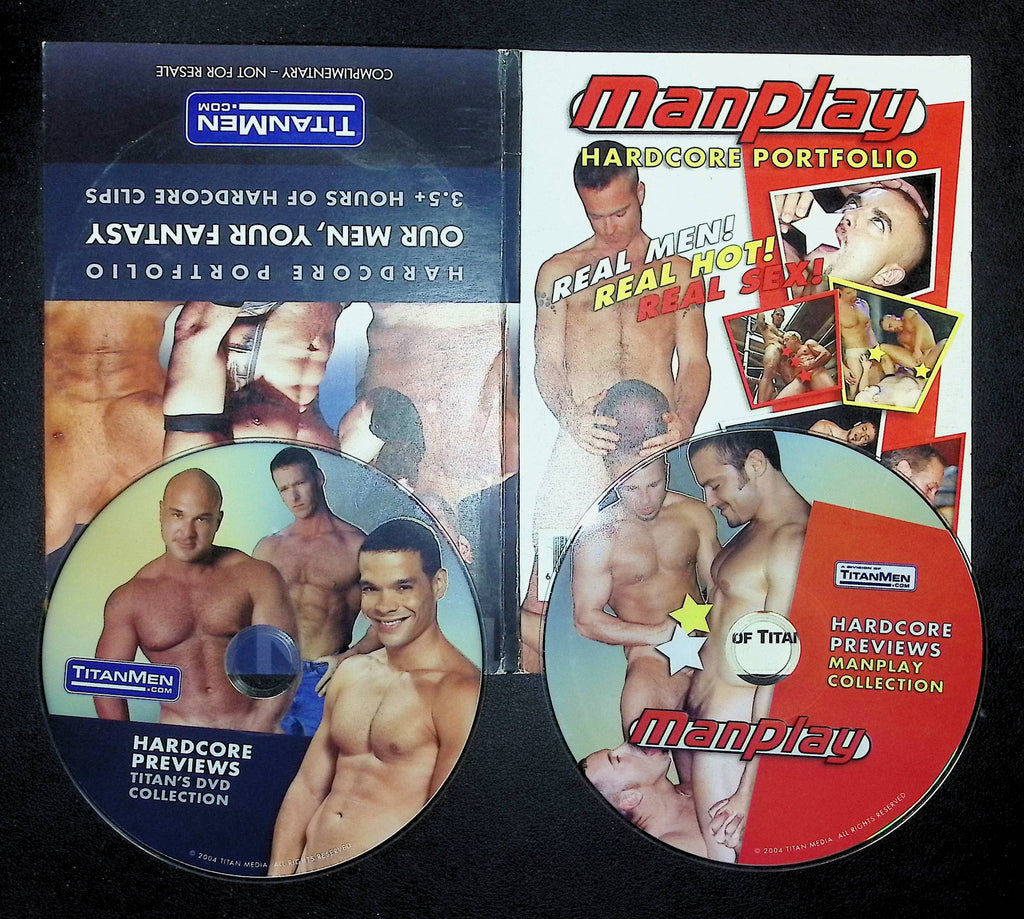 Titan Men & Manplay Hardcore Portfolio Gay DVD 051225DMDVD-A5