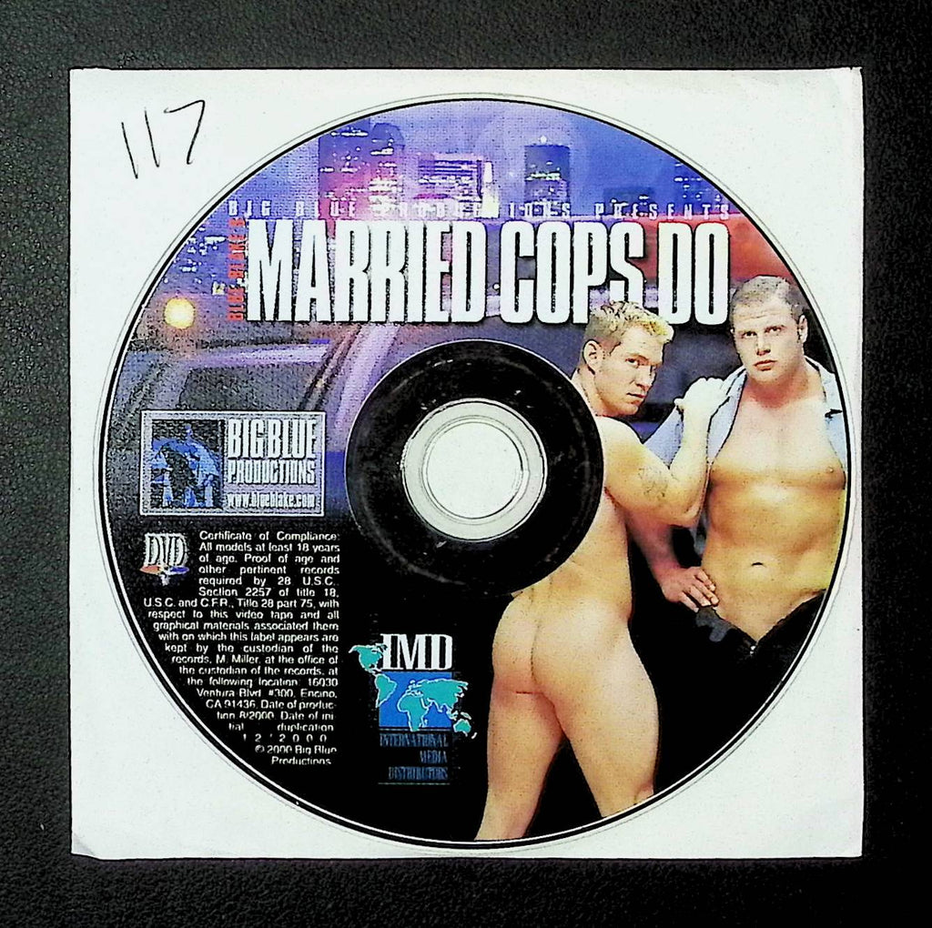 Married Cops Do Big Blue Productions Gay DVD 2000 051225DMDVD-B6