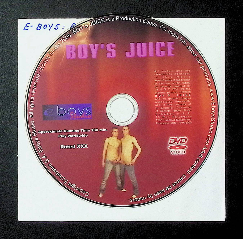 Boy's Juice Eboys Gay DVD 2005 051225DMDVD-B26