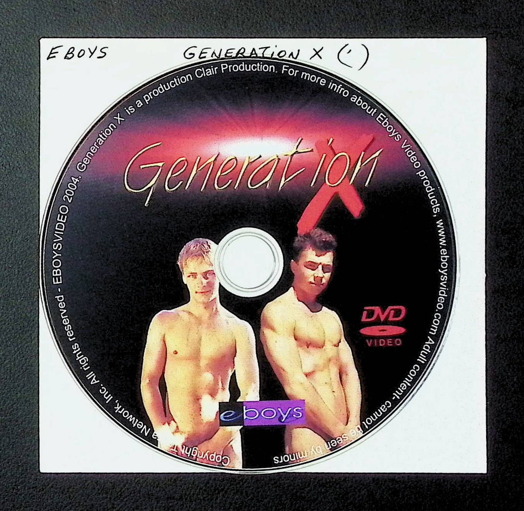 Generation X Eboys Gay DVD 2004 051225DMDVD-B20