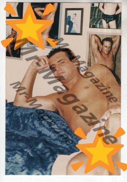 Beefcake Hunk Model Gay Interest 4"x6" Color Nudes Sexy Risque Pinup RN-65
