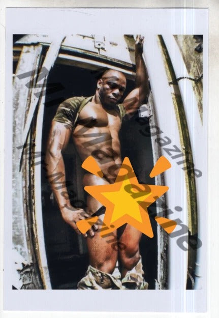 Beefcake Hunk Model Gay Interest 4"x6" Color Nudes Sexy Risque Pinup RN-73