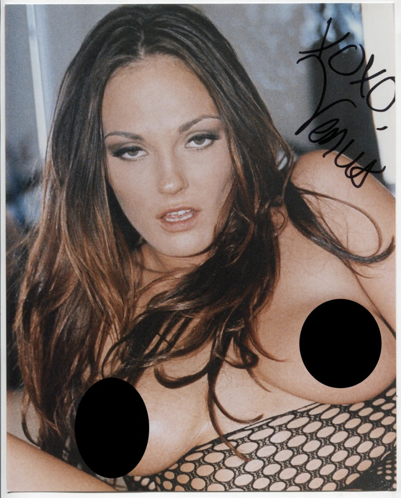 Venus Adult Actress Autographed 8x10 Photo w/COA NUDES WWE22-62