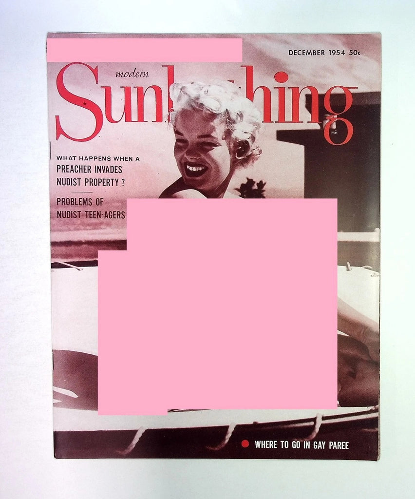 Modern Sunbathing December 1954 Magazine Nudist Lifestyle Vintage 070726CPNON2-54