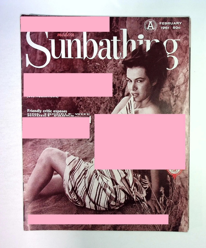 Modern Sunbathing Magazine February 1961 Parks Vintage 60s 070726CPNON2-51