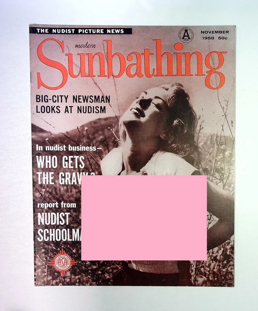 Modern Sunbathing November 1958 Nudism Magazine Vintage ASA 070726CPNON2-59