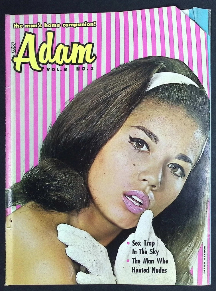 Adam Magazine Vol 8 No 3 Vintage 1960s Adult Pin-Up Men's Home Companion 072926JTE2-53
