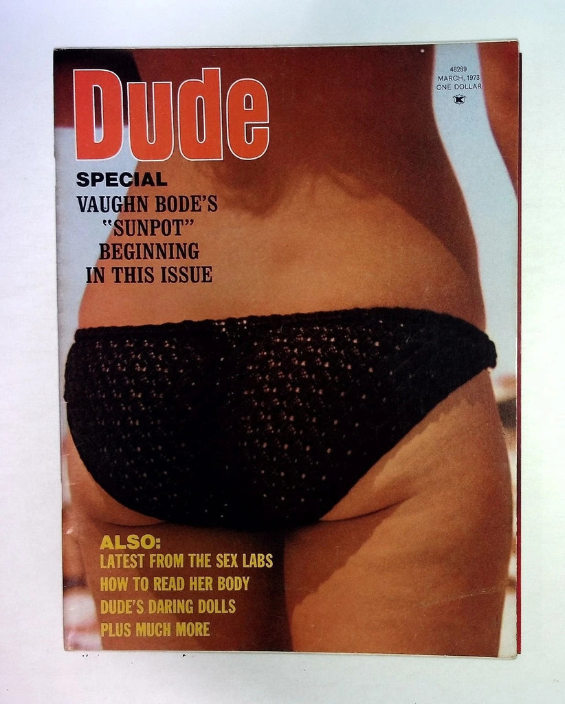 Dude March 1973 Vaughn Bode Sunpot Magazine Art Vintage 092226CPNON2-34