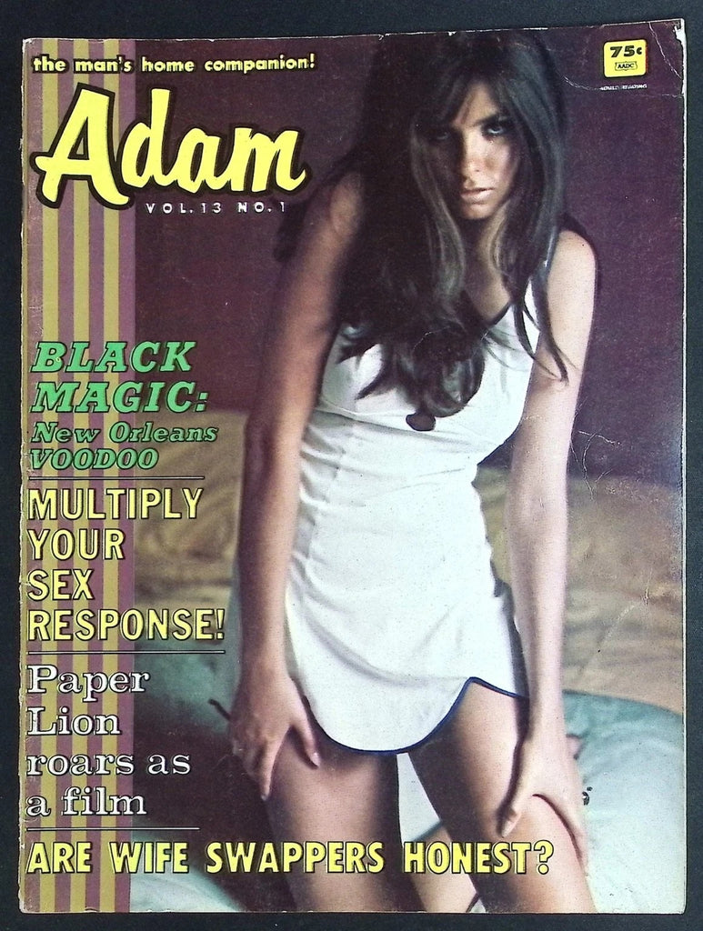 Adam Magazine Vol 13 No 1 Vintage Men's Issue Black Magic Voodoo 073026JTA-16