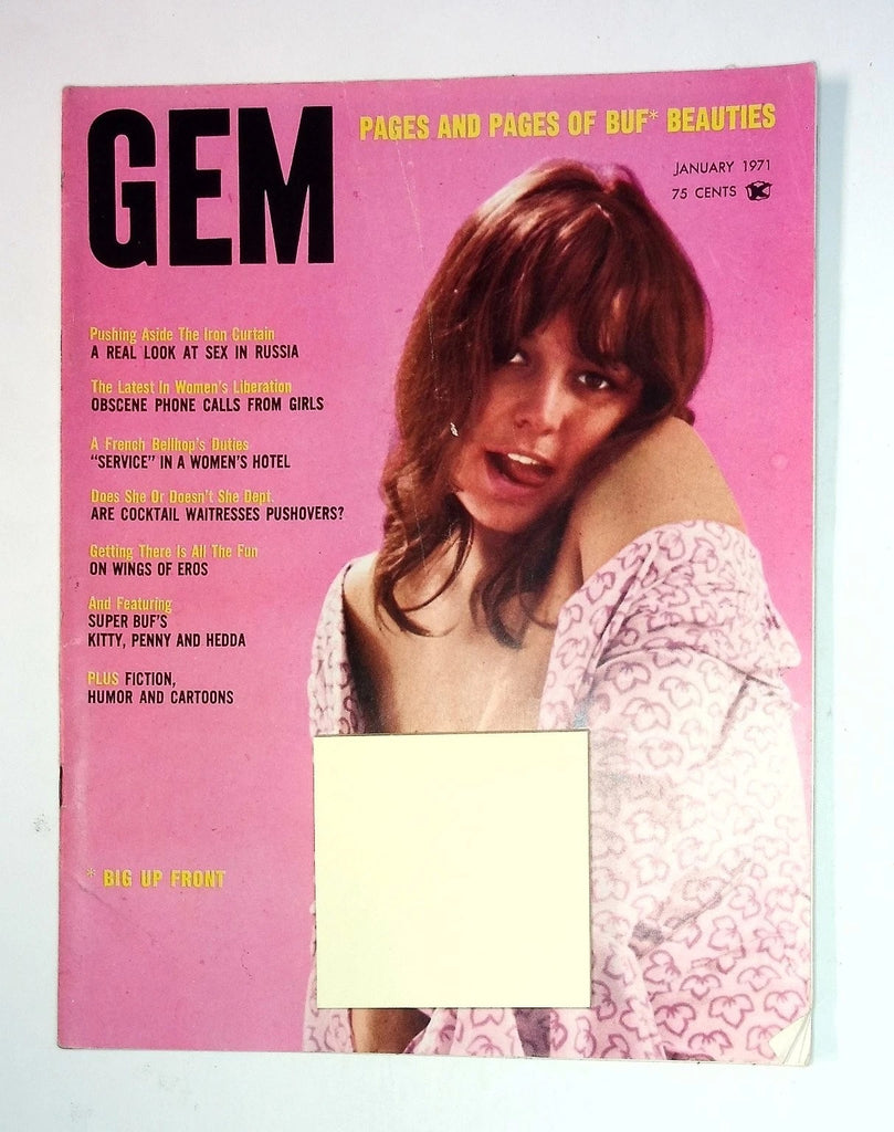 GEM Magazine January 1971 Phone Calls Russia Vintage 100126CPNON2-27