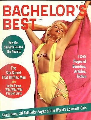 Bachelor's Best Magazine Myrna Taylor/ Dina Dartland vol.1 #3 1966 073118lm-ep - Used