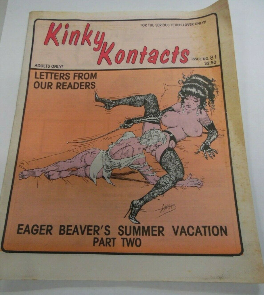 Kinky Kontacts Newspaper Eager Beaver #81 1990's 122119lm-ep