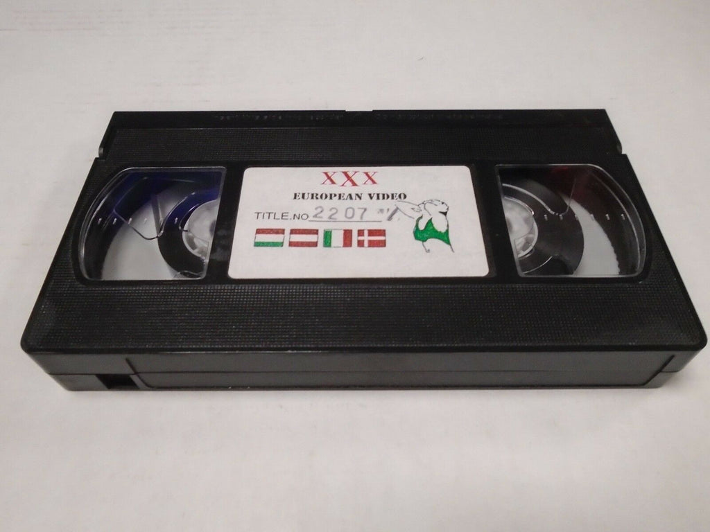 European Video #2207 Horniest XXX Models Europe Vintage Adult VHS 011619AMP