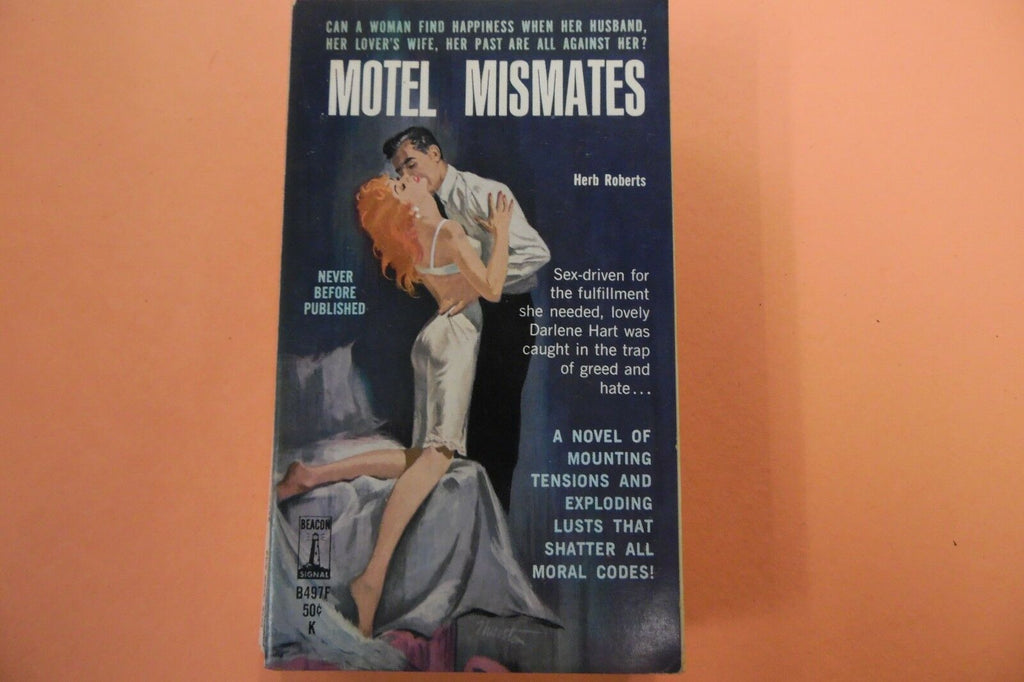 Motel Mismates Adult Novel by Herb Roberts 1962 110216lm-ep